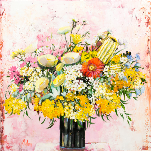 Floral Still Life "Glorious Day" Original Artwork by Judith Dalozzo