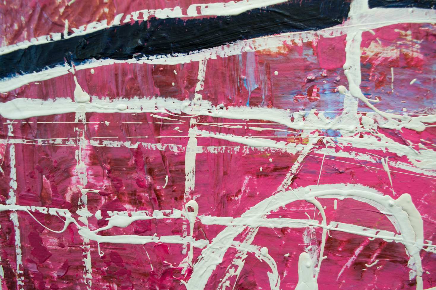 Close Up Detail 1 Of Acrylic Painting "Mapping My Way out" By Judith Dalozzo
