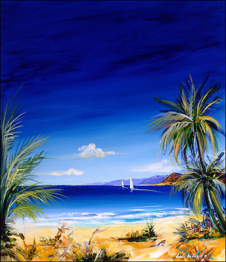 Seascape "Mission Beach – North Queensland" Original Artwork by Louis Dalozzo