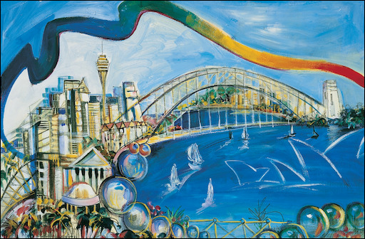 Cityscape Offset Print "Sydney Olympic" by L&J Dalozzo